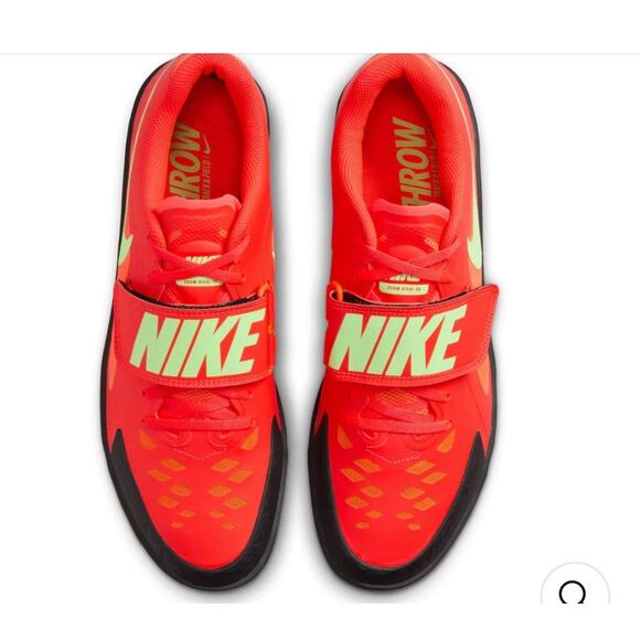 Men's Size 9.5 Nike Zoom SD 4 Athletics Throwing Shoes FZ9665-600 Crimson Red - Picture 2 of 5